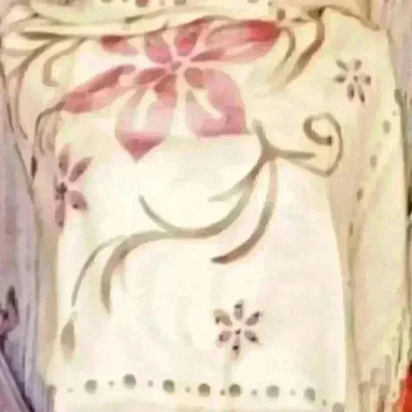 CASHMERE Scarf SWAT by S.T.S. IVORY SILK Printed Hijab Head Cover Shoulders Wrap - Picture 6 of 10